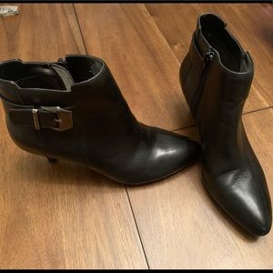 Ann Klein Black Leather Boots